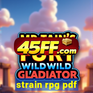 strain rpg pdf